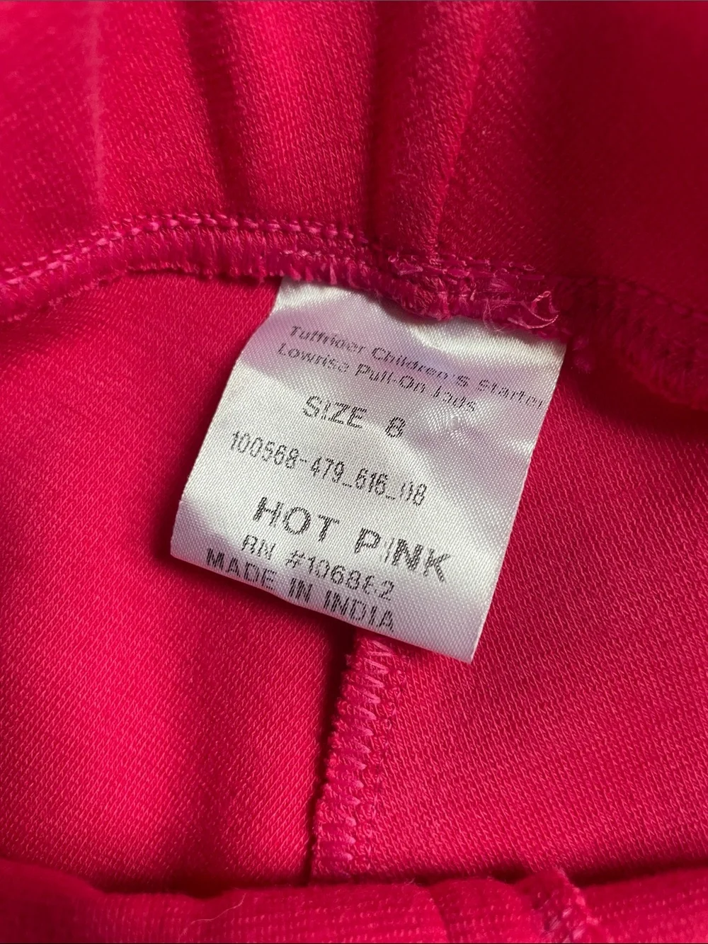 NWT Tuffrider Pants Equestrian Riding Breeches Leggings Size 8 Pink Horse Girl